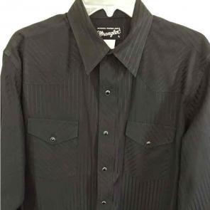 Mens Large Wrangler Button up