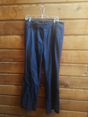Dark wash trouser jeans