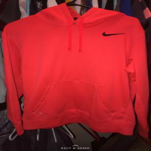 Nike Orange Hoodie