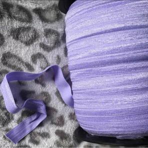 10 yards Lavender fold over elastic