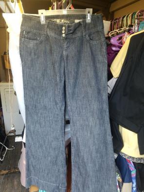 Soho wide leg Dark denim jeans