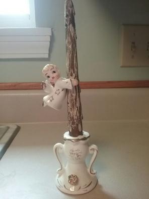 Tilso numbered candle holder with Angel