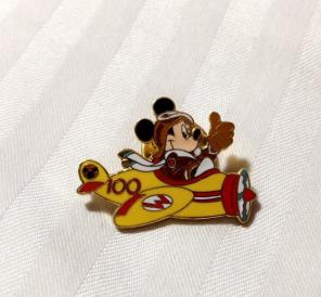 Mickey Mouse Helicopter Pin