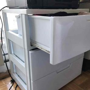 White drawer