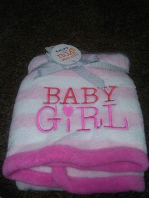 "Baby Girl" blanket