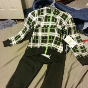 3t boys jacket and pants outfit