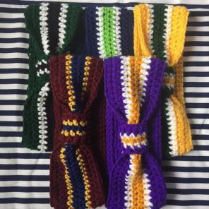 Sports Team Colored Knotted Headbands