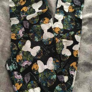 Lularoe disney floral minnie leggings os