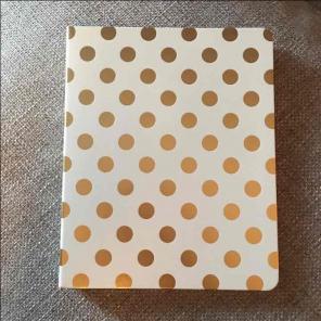 Kate Spade Gold Polka Dot Notebook