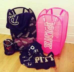 VS PINK Mesh Laundry Bag & Bra Wash Bag