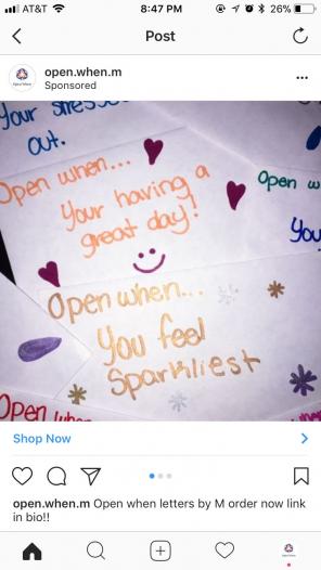 Open When Letters!