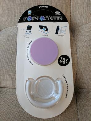 PopSockets Purple with PopClick Mount
