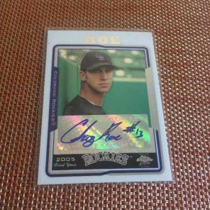 Chaz Roe autograph rookie card