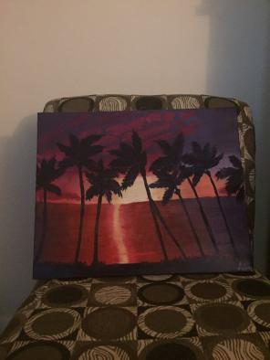 Palm Tree Painting