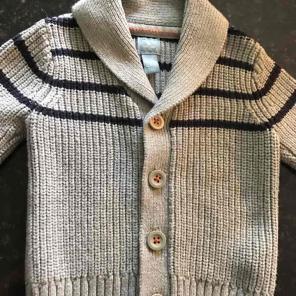 Boy sweater and onesie