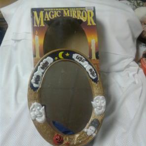 Magic talking Halloween mirror