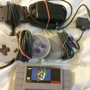 SNES S.Mario World and Accessible lot