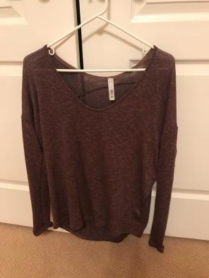 Jolie Plum Colored Sweater Size Medium