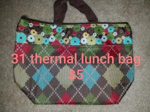 31 thermal lunch tote