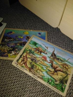 2 Melissa & Doug wooden jigsaw puzzles