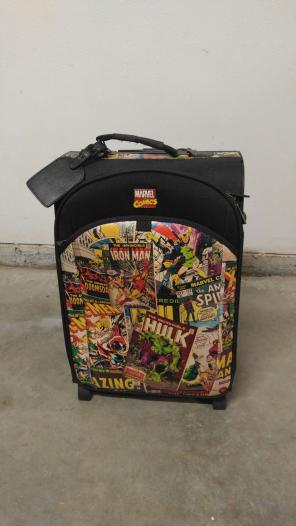 Retro Marvel Trolley Luggage