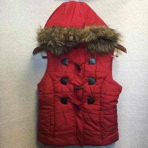 Faux Fur Hoodie Puffer Winter Vest