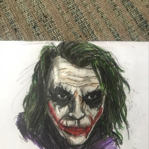 Realistic Drawn Photo Of The Joker