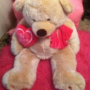 Big valentine bear