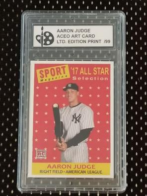 Aaron Judge ACEO Style 10 Art Card #2/99