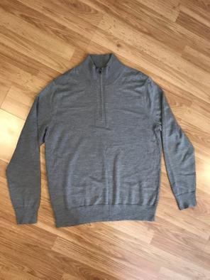 J. Crew Merino Half Zip Sweater