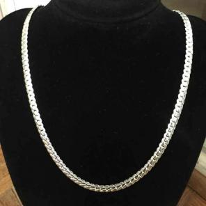 925 silver plated chain necklace