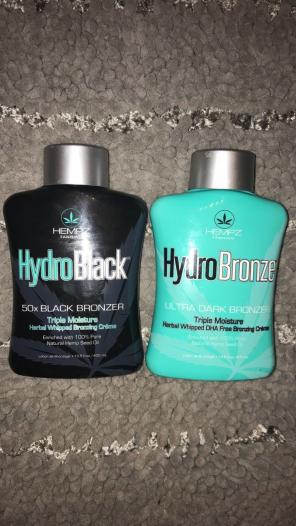 HEMPZ TANNING LOTION AND BRONZER
