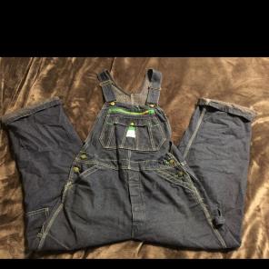 USA Made Vtg Liberty Bib Overalls 34x30