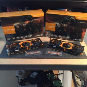 (2) AMD SAPPHIRE TOXIC R9 270x