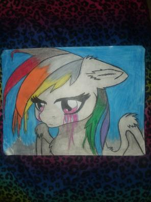 Ranbow dash faiding