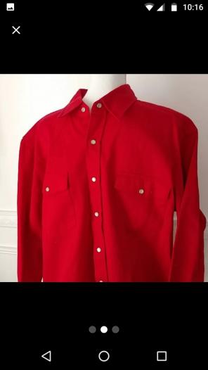 Red Jean Jacket