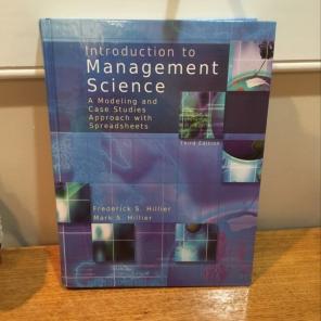 Introduction To Management Science