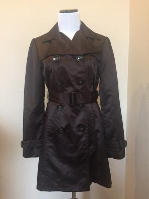 New W/Tag Brown Trench Coat Size S