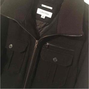Men's Calvin Klein peacoat (size L)