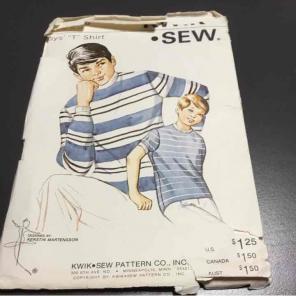 Kwik Sew Pattern # 308 Boy's T Shirt