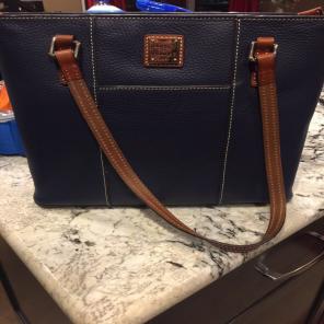 Navy Blue Dooney & Bourke Purse