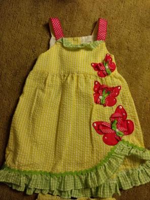 Dress with bottoms