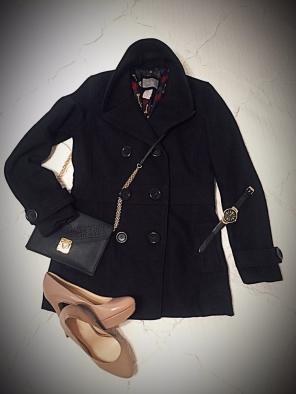 Real Wool Peacoat Winter Jacket Coat
