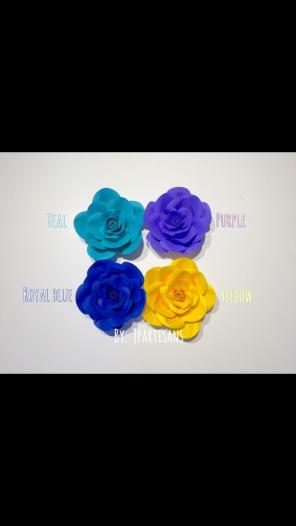 Color sample for paper flower