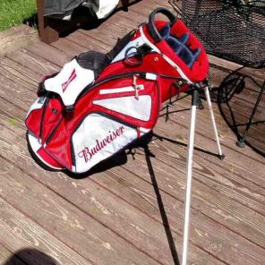 New Budweiser Golf Bag