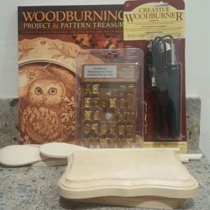 Wood burning starter set