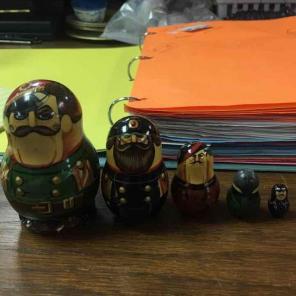 Collectible Russian Nesting dolls set 5