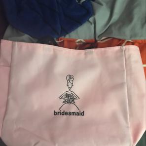 Pink Bridesmaid Bag