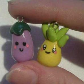 KAWAII LOT OF POLYMER CHARMS