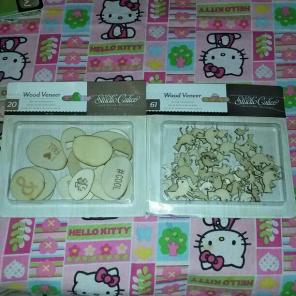 2 PACKS OF WOOD VENEER PIECES(81)